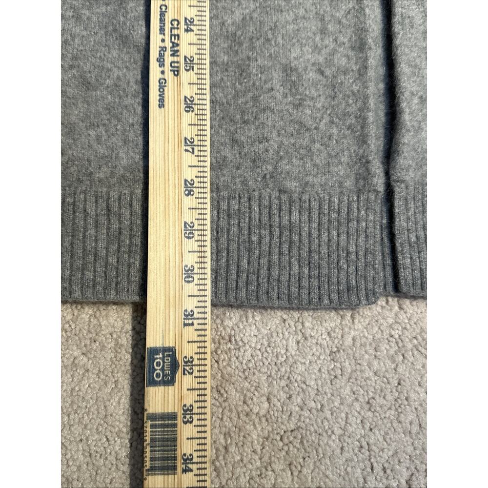 State Cashmere Long Duster Sweater Women’s M 100% Premium Cashmere Open Front - Picture 7 of 9